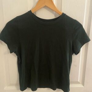 Old Navy Dark Olive Green Tee